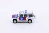Mercedes-Benz G 55 AMG Polisi Traffic, White - Kyosho K07021H3W - 1/64 scale Diecast Car