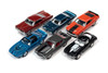  Muscle Cars U.S.A 2022 Release 1 Set B Diecast Car Set Box of 6 Assd 1/64 Scale Diecast Model Cars