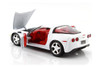 2005 Chevy Corvette C6 Hardtop, White - Showcasts 73270AC/W - 1/24 scale Diecast Model Toy Car