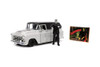 1957 Chevy Suburban w/ Frankenstein Diecast Figure, Gray - Jada Toys 32191 - 1/24 scale Diecast Car