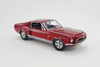 1968 Ford Mustang Shelby GT500 KR Ad Car, Candy Apple Red - Acme A1801849 - 1/18 scale Diecast Car