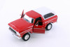 Showcasts 1978 Ford Bronco Diecast Car Set - Box of 4 1/24 scale Diecast Model Cars, Assorted Colors