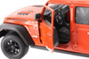 2020 Jeep Gladiator Pickup Truck, Orange - Welly 24103WOR - 1/27 scale Diecast Model Toy Car