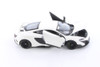 McLaren 675LT Coupe, White - Welly 24089WWT - 1/24 scale Diecast Model Toy Car