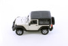 2007 Jeep Wrangler Rubicon Hardtop, White - Welly 22489HWT - 1/24 scale Diecast Model Toy Car