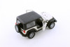 2007 Jeep Wrangler Rubicon Hardtop, White - Welly 22489HWT - 1/24 scale Diecast Model Toy Car