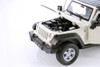 2007 Jeep Wrangler Rubicon Hardtop, White - Welly 22489HWT - 1/24 scale Diecast Model Toy Car
