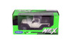 2007 Jeep Wrangler Rubicon Hardtop, White - Welly 22489HWT - 1/24 scale Diecast Model Toy Car