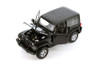 2007 Jeep Wrangler Rubicon Hardtop, Black - Welly 22489HWS - 1/24 scale Diecast Model Toy Car