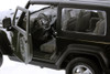 2007 Jeep Wrangler Rubicon Hardtop, Dark Green - Welly 22489HWG - 1/24 scale Diecast Model Toy Car