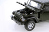 2007 Jeep Wrangler Rubicon Hardtop, Dark Green - Welly 22489HWG - 1/24 scale Diecast Model Toy Car