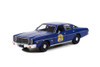 1975 Plymouth Fury, Blue - Greenlight 85552 - 1/24 scale Diecast Model Toy Car