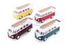  1962 Volkswagen Classic Bus with  Car Set Box of 12 1/32 Scale Diecast Model Cars, Assd Colors
