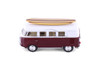  1962 Volkswagen Classic Bus with  Car Set Box of 12 1/32 Scale Diecast Model Cars, Assd Colors