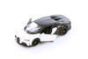 Bugatti Chiron Supersport, White - Kinsmart 5423D - 1/38 scale Diecast Model Toy Car