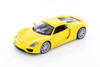 Porsche 918 Spyder, Yellow - Welly 24055HWYL - 1/24 scale Diecast Model Toy Car