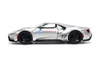2017 Ford GT #17, Silver - Jada Toys 33857 - 1/24 scale Diecast Model Toy Car