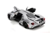 2017 Ford GT #17, Silver - Jada Toys 33857 - 1/24 scale Diecast Model Toy Car