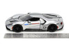 2017 Ford GT #17, Silver - Jada Toys 33857 - 1/24 scale Diecast Model Toy Car