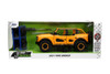 2021 Ford Bronco with Extra Wheels, Orange - Jada Toys 34025 - 1/24 scale Diecast Model Toy Car