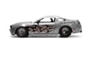2010 Ford Mustang GT, Silver - Jada Toys 34039/4 - 1/24 scale Diecast Model Toy Car
