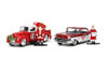 Mr. & Mrs. Santa Claus Twin Pack, Red/White - Jada Toys 34441 - Diecast Model Toy Car