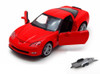 Car w/trlr 2007 Chevy Corvette, 22504 1/24 scale Diecast Model Toy Car(Brand New, but NOT IN BOX)