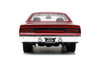 1970 Plymouth RoadRunner, Candy Red w/Flames - Jada Toys 33866 - 1/24 scale Diecast Model Toy Car