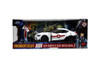 2020 Toyota Supra w/ Rick Hunter Figurine, White - Jada Toys 33685 - 1/24 scale Diecast Car