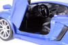 Lamborghini Aventador LP700-4 Coupé, Blue - Showcasts 68254D - 1/24 scale Diecast Model Toy Car (1 car, no box)