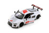 Audi R8 LMS, White - Showcasts 68262D - 1/24 scale Diecast Model Toy Car