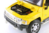 Hummer H3, Yellow - Showcasts 68240D - 1/24 scale Diecast Model Toy Car