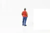 Campers Figure 1, Orange - American Diorama 76434 - 1/24 scale Figurine - Diorama Accessory