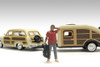 Campers Figure 4, Red - American Diorama 76437 - 1/24 scale Figurine - Diorama Accessory