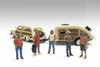 Campers Figure 4, Red - American Diorama 76437 - 1/24 scale Figurine - Diorama Accessory