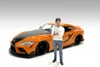 Car Meet 3 Figure 8, White - American Diorama 76433 - 1/24 scale Figurine - Diorama Accessory