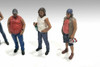 Campers Figure 1, Orange - American Diorama 76334 - 1/18 scale Figurine - Diorama Accessory