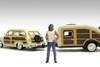 Campers Figure 3, White - American Diorama 76436 - 1/24 scale Figurine - Diorama Accessory