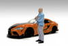 Car Meet 3 Figure 6, Blue - American Diorama 76431 - 1/24 scale Figurine - Diorama Accessory