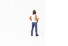 Campers Figure 3, White - American Diorama 76336 - 1/18 scale Figurine - Diorama Accessory
