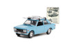 1970 Datsun 510 Blue with Ski Roof Rack, Blue - Greenlight 39100C/48 - 1/64 scale Diecast Car