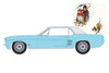 1967 Ford Mustang Coupe, Light Blue - Greenlight 54060D/48 - 1/64 scale Diecast Model Toy Car