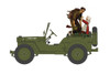 1945 Willys MB Jeep, Matte Green - Greenlight 54060A/48 - 1/64 scale Diecast Model Toy Car