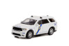 2019 Dodge Durango Police, White - Greenlight 42990E/48 - 1/64 scale Diecast Model Toy Car