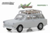 1968 Volkswagen Type-3 Squareback Panel w/Roof Rack, White - Greenlight 29910D - 1/64 Diecast Car