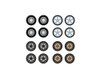 Auto Body Shop - Mopar Rubber Tires Set- Greenlight 16110C - 1/64 scale Diecast Accessory