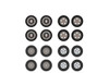 Auto Body Shop - GMC Trucks Rubber Tires Set - Greenlight 16110A - 1/64 scale Diecast Accessory