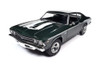 Yenko 1969 Chevy Chevelle, Fathom Green - Auto World AMM1283 - 1/18 Scale Diecast Model Toy Car