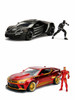 Marvel Diecast Car Package - Two 1/24 Scale Diecast Model Cars