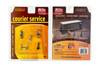 Courier Service Figure Set, Multi- - American Diorama AD-76495MJ - 1/64 Scale Diorama Accessory